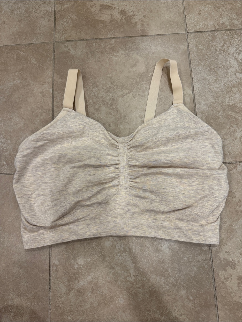 Kindred Bravely Heathered Cream Nursing Bralette